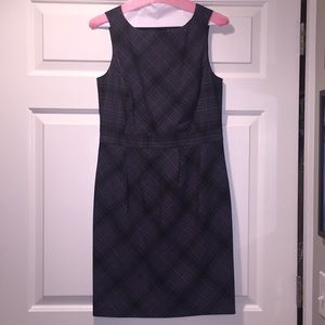 Plaid sleeveless dress size 4